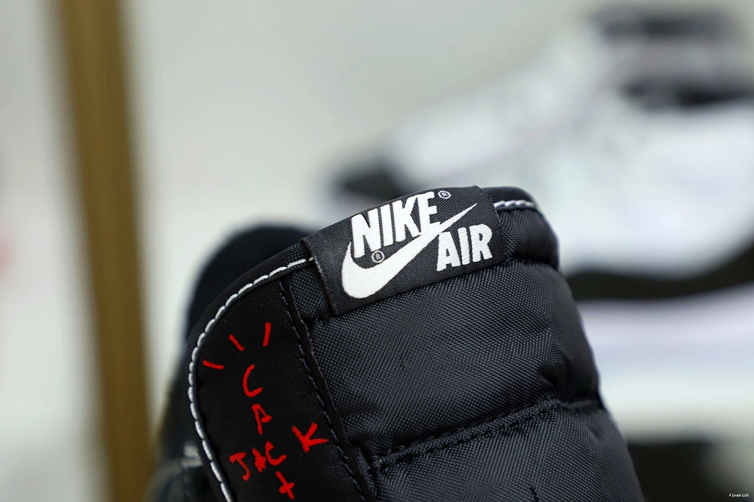 OG AIR “BLACK 1 PHANTOM” LOW JORDAN TRAVIS X SCOTT NIKE 0107